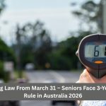 New Driving Law From March 31 – Seniors Face 3-Year Licence Rule in Australia 2026