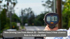 New Driving Law From March 31 – Seniors Face 3-Year Licence Rule in Australia 2026