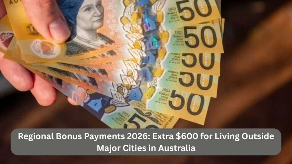 Regional Bonus Payments 2026: Extra $600 for Living Outside Major Cities in Australia