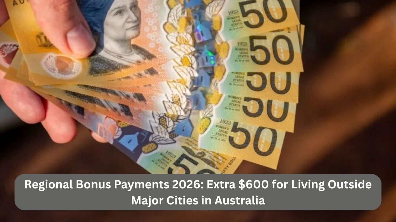 Regional Bonus Payments 2026: Extra $600 for Living Outside Major Cities in Australia