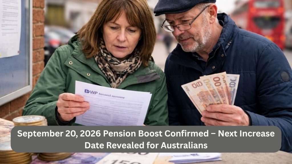 September 20, 2026 Pension Boost Confirmed – Next Increase Date Revealed for Australians