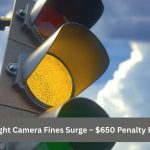 Yellow Light Camera Fines Surge – $650 Penalty Explained